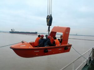 4.5M FRP 25HP OUTBOARD Rescue Boat For Trainning