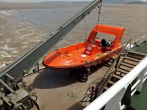 23KN FRP RESCUE BOAT DAVIT FOR TRAINNING